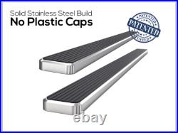 APS Stainless Steel 5in Running Boards Fit 21-25 Chevy Suburban