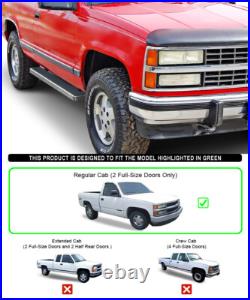 APS Stainless Steel 5in Side Steps Fit 88-98 Chevy GMC CK Pickup Regular Cab