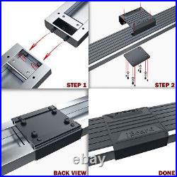 APS Stainless Steel 6-inch Running Boards Fit 03-25 Chevy Express GMC Savana