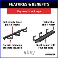 ARIES 2061004 AeroTread Running Boards withMounting Brackets