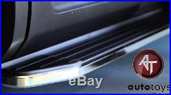 ATU 2011 2017 Chevy Equinox Black & Chrome Running Boards Side steps Nerf Bars
