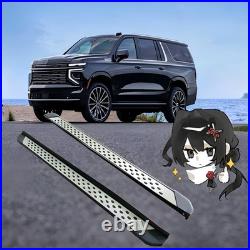 Aluminum Running Board Side Step Nerf Bar Fit For Chevrolet Suburban 20212026
