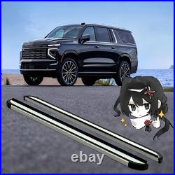 Aluminum Running Board Side Step Nerf Bar Fit For Chevrolet Suburban 20212026