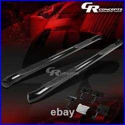 Black 3 Side Step Bar Running Board For 2007-2017 Chevy Traverse/buick Enclave