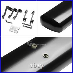 Black 5 Oval Step Nerf Bar For 99-14 Chevy/gmc Silverado/sierra Extended Cab