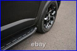 Black Aluminium Side Steps Bars Running Boards To Fit Chevrolet Captiva (2006+)