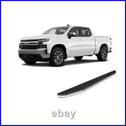 Black Horse Off Road Running Board Fits 2019-2021 Chevrolet Silverado 1500, 2019