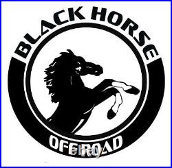 Black Horse Off Road Running Board Fits 2019-2021 Chevrolet Silverado 1500, 2019