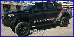 Black Horse for 2019 Chevy Silverado 1500 crew side step running board nerf bar