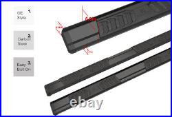 Black Nerf Bar Running Boards For 15-22 Chevy Colorado GMC Canyon Extended Cab