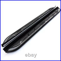 Black Running Board Side Step Pedal Nerf Bar Fit for Chevrolet Equinox 2018-2024