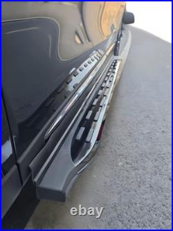 Black Running Board Side Step Pedal Nerf Bar Fit for Chevrolet Equinox 2018-2024