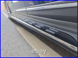 Black Running Board Side Step Pedal Nerf Bar Fit for Chevrolet Equinox 2018-2024