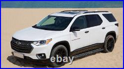 Black Running Board Steps For 18-23 Chevy Traverse