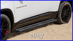 Black Running Board Steps For 18-23 Chevy Traverse