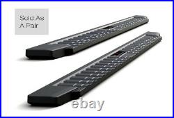 Black Running Boards For 15-22 Chevy Colorado GMC Canyon Crew Cab