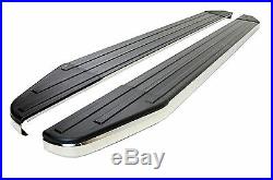 Captiva Raptor Stainless Steel Trim Aluminium Side Steps Bars Running Boards