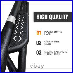 Crew Cab Running Boards Compatible for 2007-2018 Chevy Silverado & GMC Sierra 15