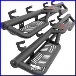 Crew Cab Running Boards Side Steps Compatible with 2019-2026 Chevy Silverado & G