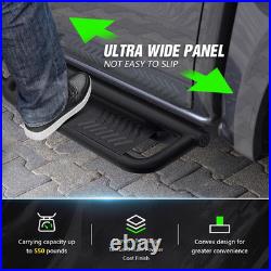 Crew Cab Running Boards Side Steps Compatible with 2019-2026 Chevy Silverado & G