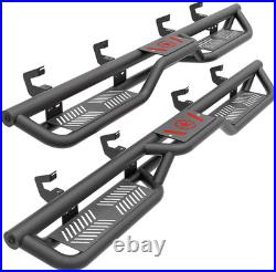 Crew Cab Running Boards Side Steps Compatible with 2019-2026 Chevy Silverado & G