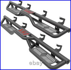 Crew Cab Running Boards Side Steps Compatible with 2019-2026 Chevy Silverado & G