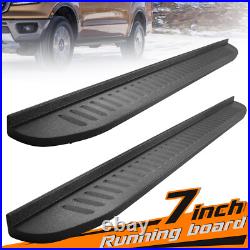 D7 For 19-25 Silverado/Sierra Crew Cab 7 Raptor BLK Running Boards Nerf Bars