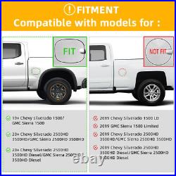 D7 For 19-25 Silverado/Sierra Crew Cab 7 Raptor BLK Running Boards Nerf Bars