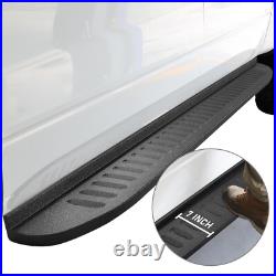 D7 For 19-25 Silverado/Sierra Crew Cab 7 Raptor BLK Running Boards Nerf Bars