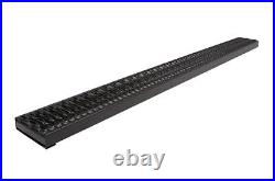 Dee Zee 7 Rough Step Cab Length Black Running Boards Fits Chevy DZ15301S
