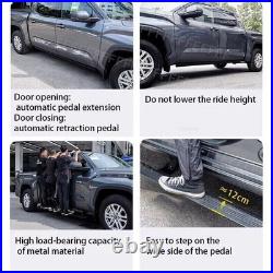 Deployable Electric Running Board Side Step For Chevrolet Silverado 2019-2024