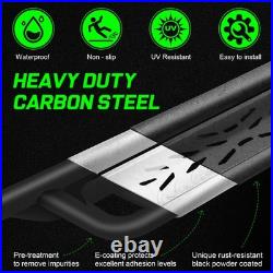 Drop Bar Step BXWQ For 19-26 Silverado/Sierra 1500 Crew Cab Black Running Board