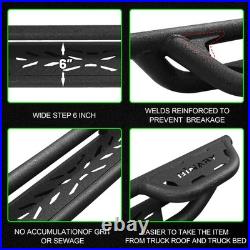 Drop Bar Step BXWQ For 19-26 Silverado/Sierra 1500 Crew Cab Black Running Board