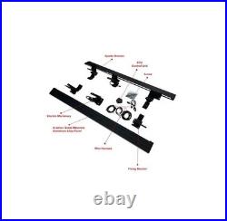 Electric Power Side Step Running Board for Chevrolet Silverado 2500 HD Black 2pc