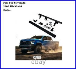 Electric Power Side Step Running Board for Chevrolet Silverado 2500 HD Black 2pc