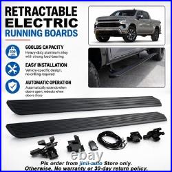 Electric Retractable Running Boards Fits For Chevrolet Silverado 2019-2026
