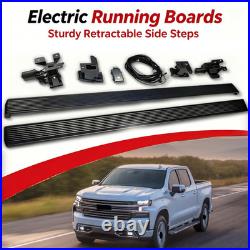 Electric Running Board Side Step fits for Chevrolet Silverado 1500 2019-2026