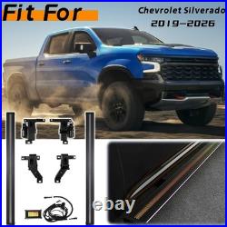 Electric Side Steps Power Running Boards Fits For Chevrolet Silverado 2019-2026