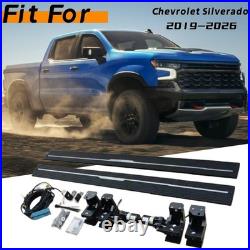 Electric Side Steps Power Running Boards Fits For Chevrolet Silverado 2019-2026