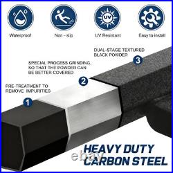 FOR 15-26 Colorado/Canyon Crew Cab 4 Drop BLK Running Boards BCKA Nerf Bar FOR 15-26 Colorado/Canyon Crew Cab 4 Drop BLK Running Boards BCKA Nerf Bar