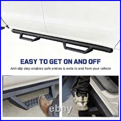 FOR 15-26 Colorado/Canyon Crew Cab 4 Drop BLK Running Boards BCKA Nerf Bar FOR 15-26 Colorado/Canyon Crew Cab 4 Drop BLK Running Boards BCKA Nerf Bar