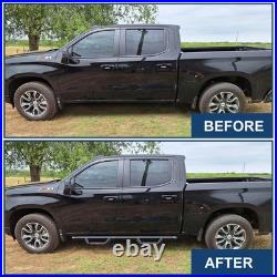 FOR 15-26 Colorado/Canyon Crew Cab 4 Drop BLK Running Boards BCKA Nerf Bar