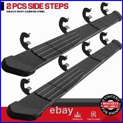 FOR 19-25 Chevy Silverado/Sierra Crew Cab 6.5 Running Board Step Nerf Bar BLK T