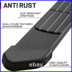 FOR 19-25 Chevy Silverado/Sierra Crew Cab 6.5 Running Board Step Nerf Bar BLK T