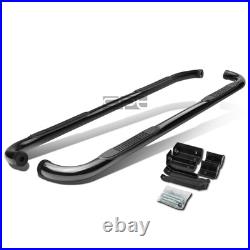 Fit 00-14 Chevy Suburban/Avalanche/Yukon Black 3 Side Step Bar Running Board