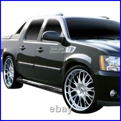 Fit 00-14 Chevy Suburban/Avalanche/Yukon Black 3 Side Step Bar Running Board