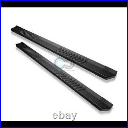 Fit 07-18 Chevy Silverado Crew 6 Matte Blk OE Aluminum Side Step Running Boards