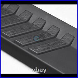 Fit 07-18 Chevy Silverado Crew 6 Matte Blk OE Aluminum Side Step Running Boards