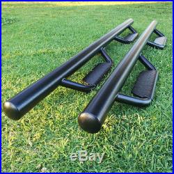 Fit 07-18 Chevy Silverado Double Cab 3 Nerf Bar Running Board Side Steps HOOP