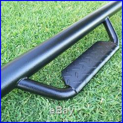 Fit 07-18 Chevy Silverado Double Cab 3 Nerf Bar Running Board Side Steps HOOP